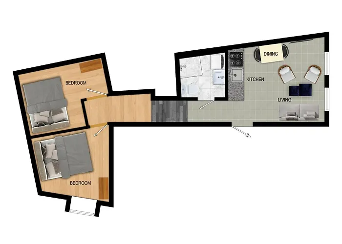 Renovated Jan 24 - Queen Beds - Behind Bryggen 아파트 *