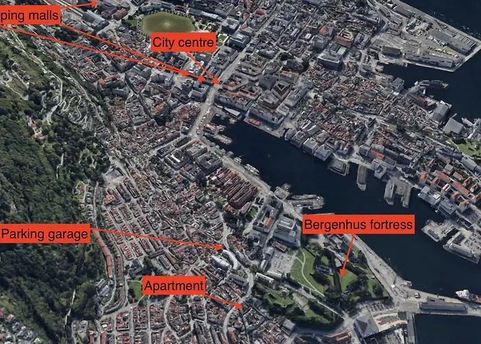Apartament Renovated Jan 24 - Queen Beds - Behind Bryggen Bergen