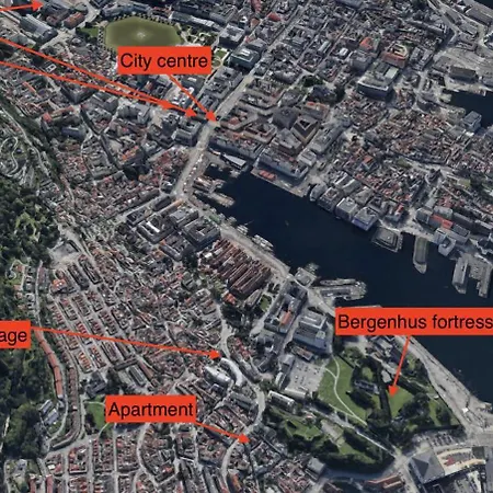 Апартаменты Renovated Jan 24 - Queen Beds - Behind Bryggen Берген